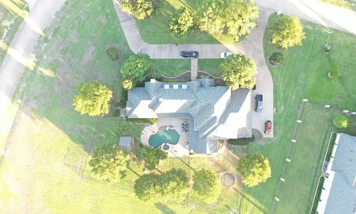 New shingle roof installation on a home in Henryetta